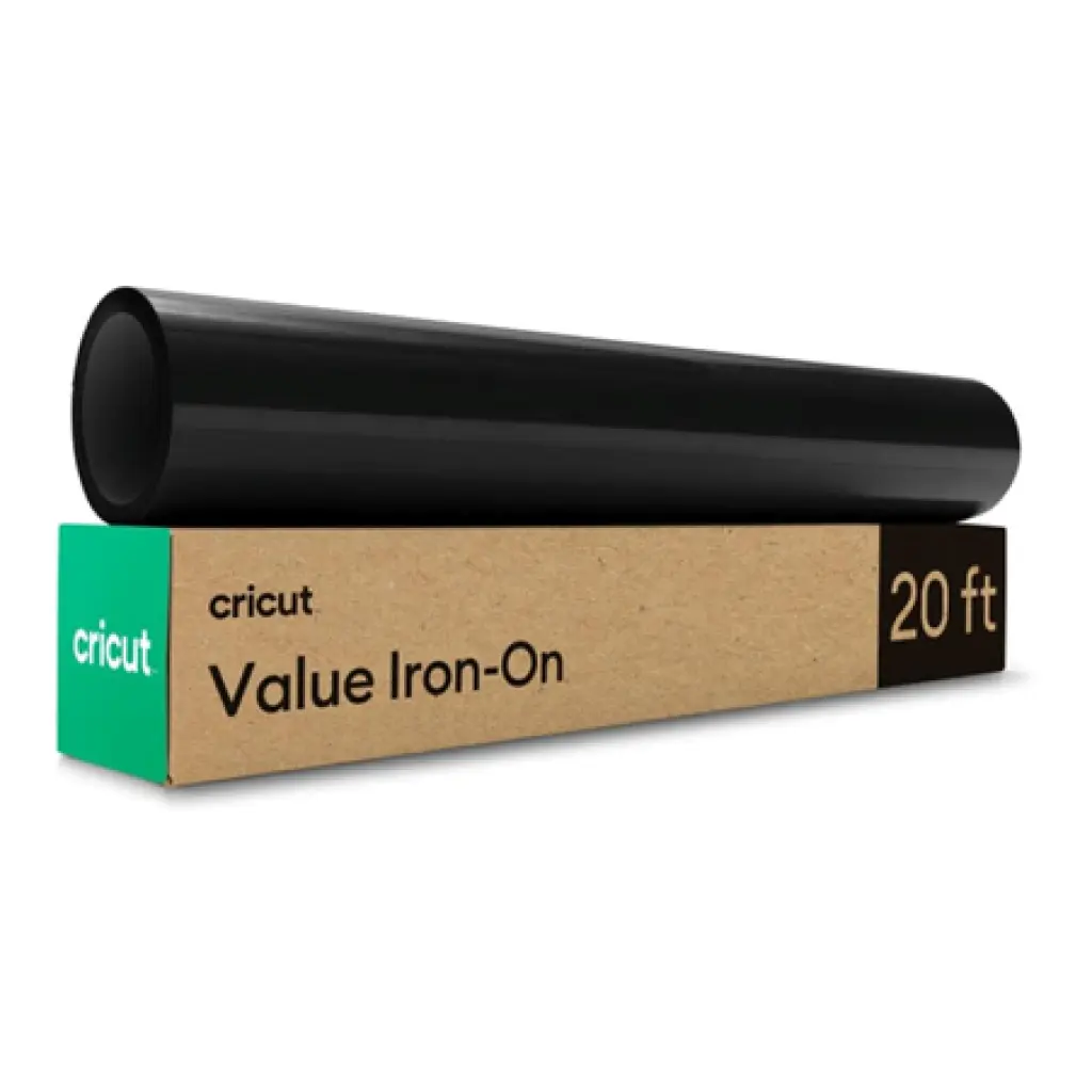 2010893 - Cricut Volume Iron-On Black 12In x 20ft (6m)