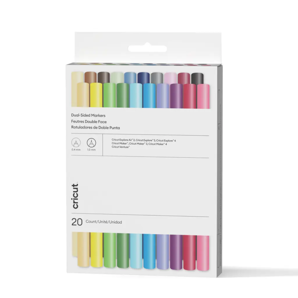 Cricut Dual-Sided Markers, Ultimate Set (20 pack)