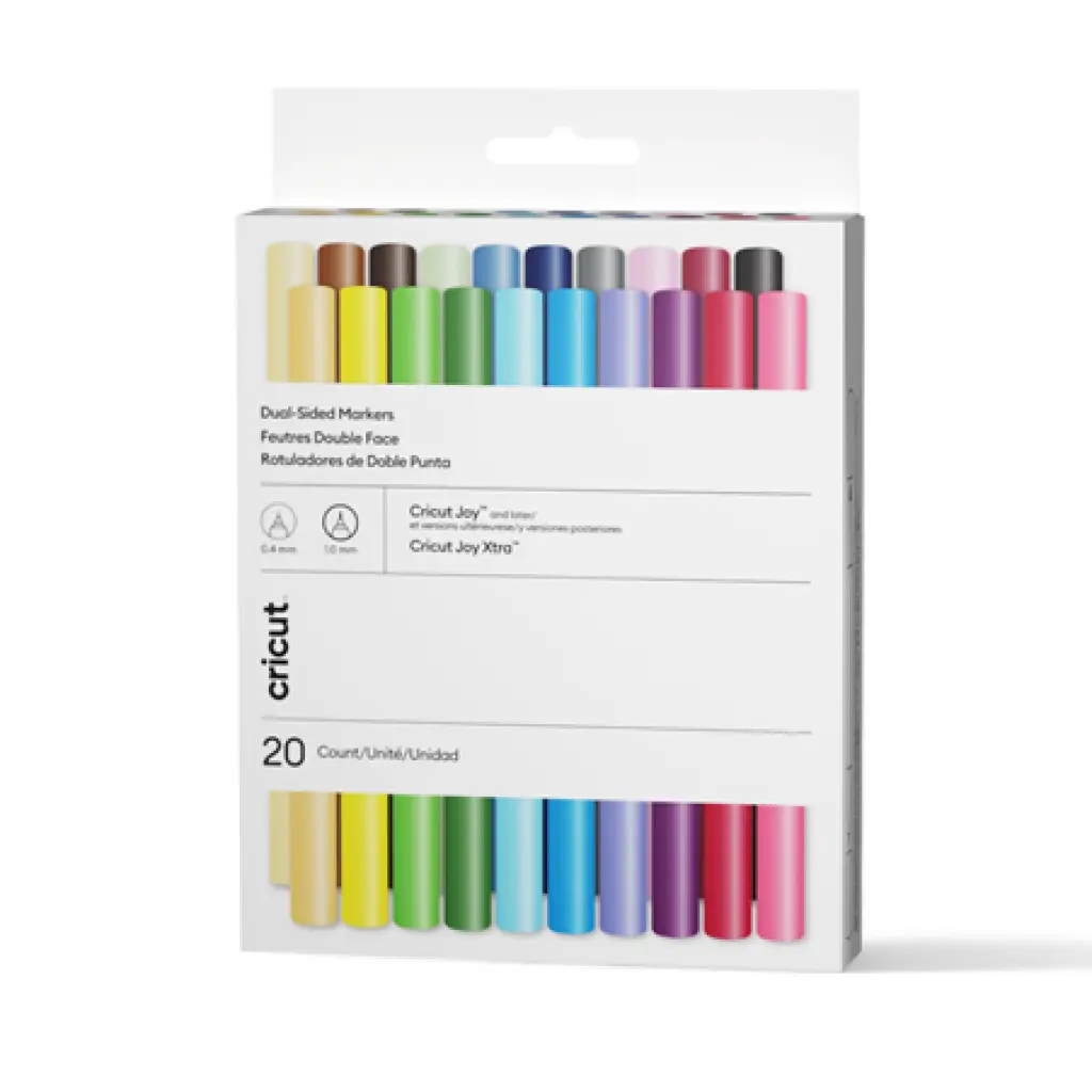 2011825 - Cricut Joy Dual-Sided Markers, Ultimate Set (20pack)