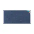 Parrot Bulletin Board Ribbed Aluminium Frame 2400mmx1200mm BD0676 (Each) - Blue image