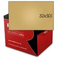 White Self Adhesive Labels 32mm x 50mm 3250 - Gold image