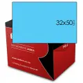 White Self Adhesive Labels 32mm x 50mm 3250 - Light Blue image