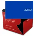 White Self Adhesive Labels 32mm x 50mm 3250 - Dark Blue image