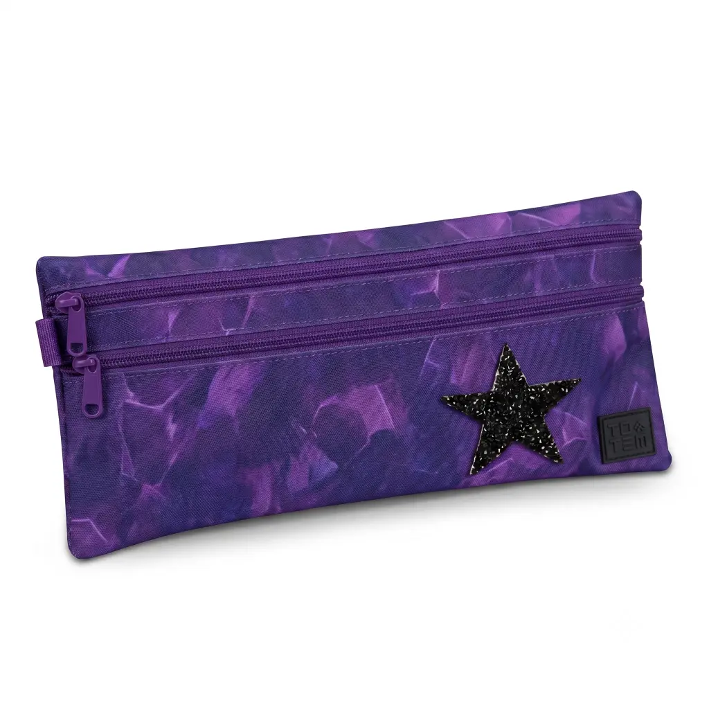 Totem 33cm Double Zip Pencil Case - Indie
