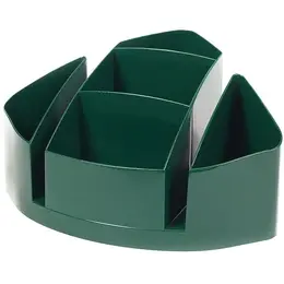 Bantex desk tidy plastic 5 compartment B9830 (Per 1) - Green