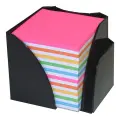 BANTEB9754-00 Optima Memo Cube Rainbow 800pg 90x90mm - Black image