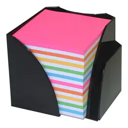 BANTEX B9754-00 Optima Memo Cube Rainbow 800pg 90x90mm - Black