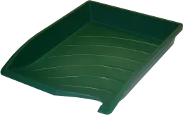 Bantex optima plastic letter tray stackable A4 single B9862 (Per 1) - Green