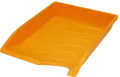 Bantex optima plastic letter tray stackable A4 single B9862 (Per 1) - Orange image