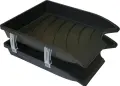 BANTEX Optima Document Set 2Trays/Risers B9864  - Black image