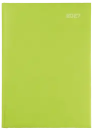 A4 PAGE-A-DAY - PADDED / PERIMETER STITCHED - Lime