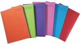 A5 PAGE-A-DAY - PADDED / PERIMETER STITCHED - Turqouise