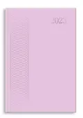 SAD A5 Page-A-Day Diary Padded Printed Caselining Matt Laminated Spot Gloss - Lilac image