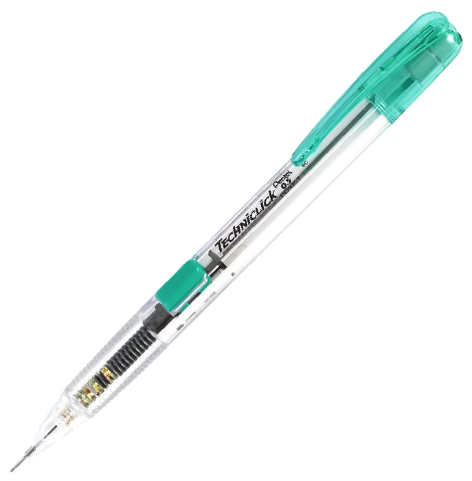 Pentel Techniclick Mechanical Pencil Traditional Clicker Visible