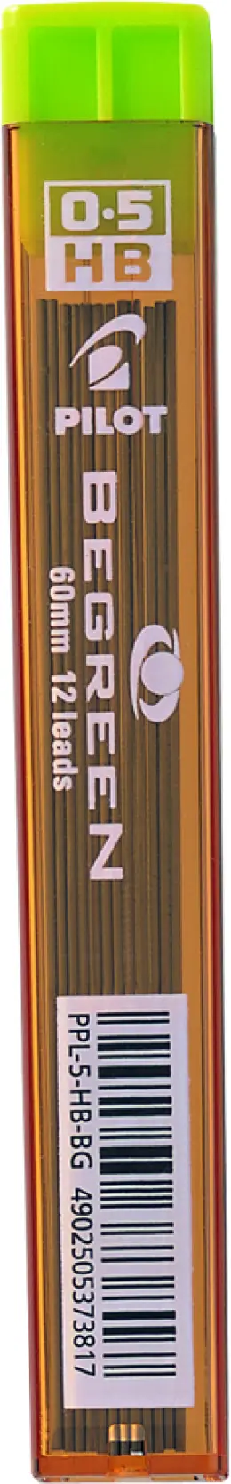 PILOT BEGREEN Pencil Leads 0 5mm  - HB