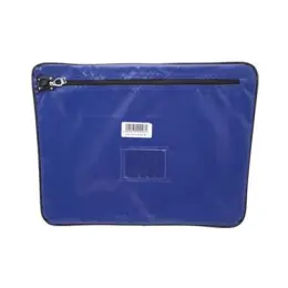 PVC Mail Bags, 360x460mm (With 75mm Gusset) - Blue