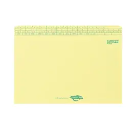 OPTIPLAN Mediumweight Files Tokai 170gsm (Pack 25) - Yellow