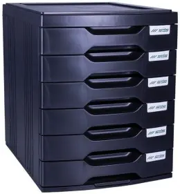 SDS Filing System 6 Drawer (Each) - Black