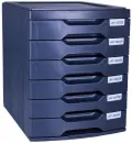 SDS Filing System 6 Drawer (Each) - Charcoal Grey image