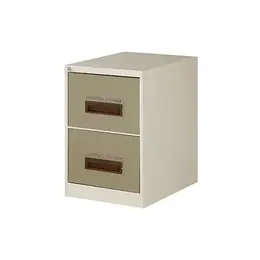Filing cabinet, 2 Drawer (710Hx470Wx630D) - Ivory/Karoo
