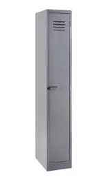 Locker, 1 Compartment (1800Hx300Wx450D) - Hammer Grey