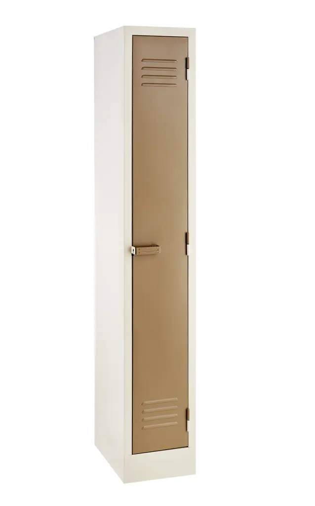 Locker, 1 Compartment (1800Hx300Wx450D) - Ivory/Karoo