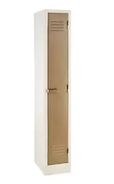 Locker, 1 Compartment (1800Hx300Wx450D) - Ivory/Karoo