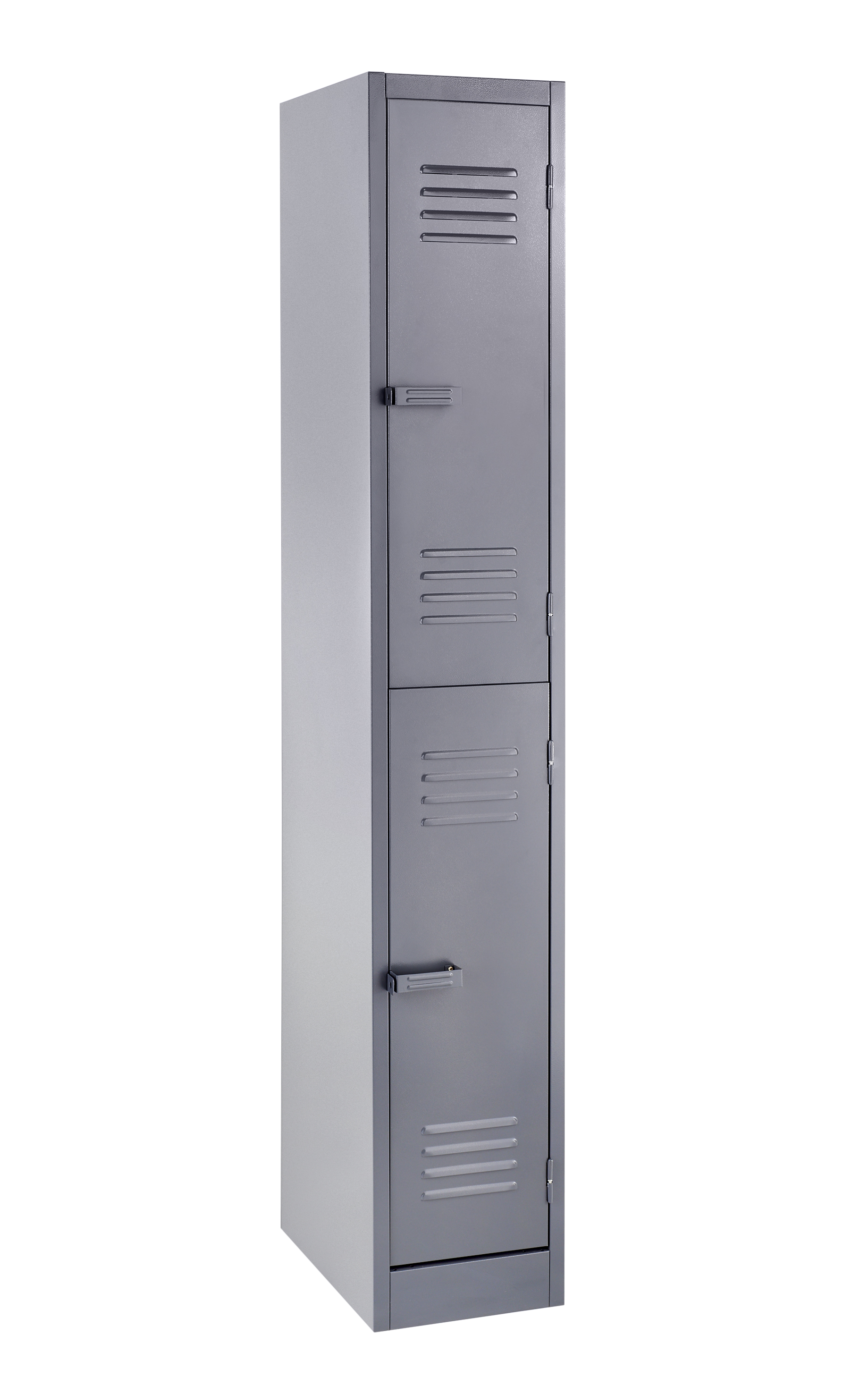 2 Compartment Locker 1800Hx300Wx450D - Hammer Grey | Waltons