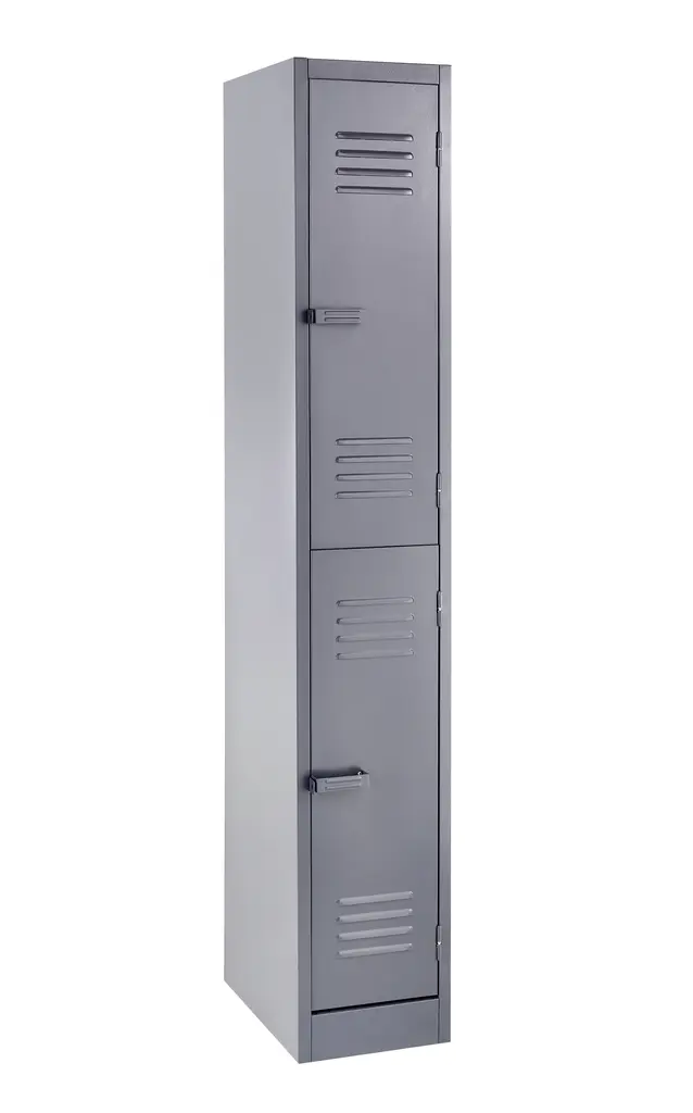 Locker, 2 Compartment (1800Hx300Wx450D) - Hammer Grey