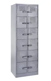 Locker, 12 Compartment (1800Hx600Wx450D) - Hammer Grey
