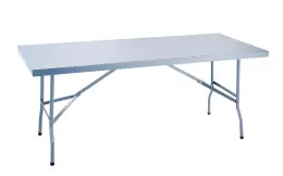 Steel Folding Table 1760Wx760D - Hammer Grey