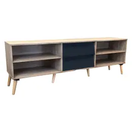 Everfurn Everest Tall TV Stand - 2 Drawers