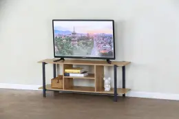 Everfurn Sable TV Stand - Oak