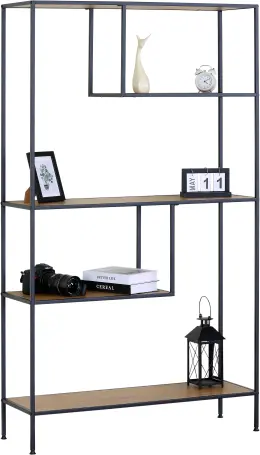 Everfurn Felix Bookshelf - Oak