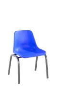 Polyshell Chair 375H Grade 4-5 - Plastic Blue image