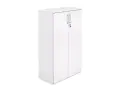 Hinged Door Systems Cupboard - 900x450x1800H - 4 Shelves - White Melamine image