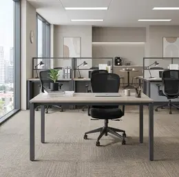 Novara Single Bench Desk 1600Wx750D , 25mm Top ,with 50x50 Bevel grey steel U-leg