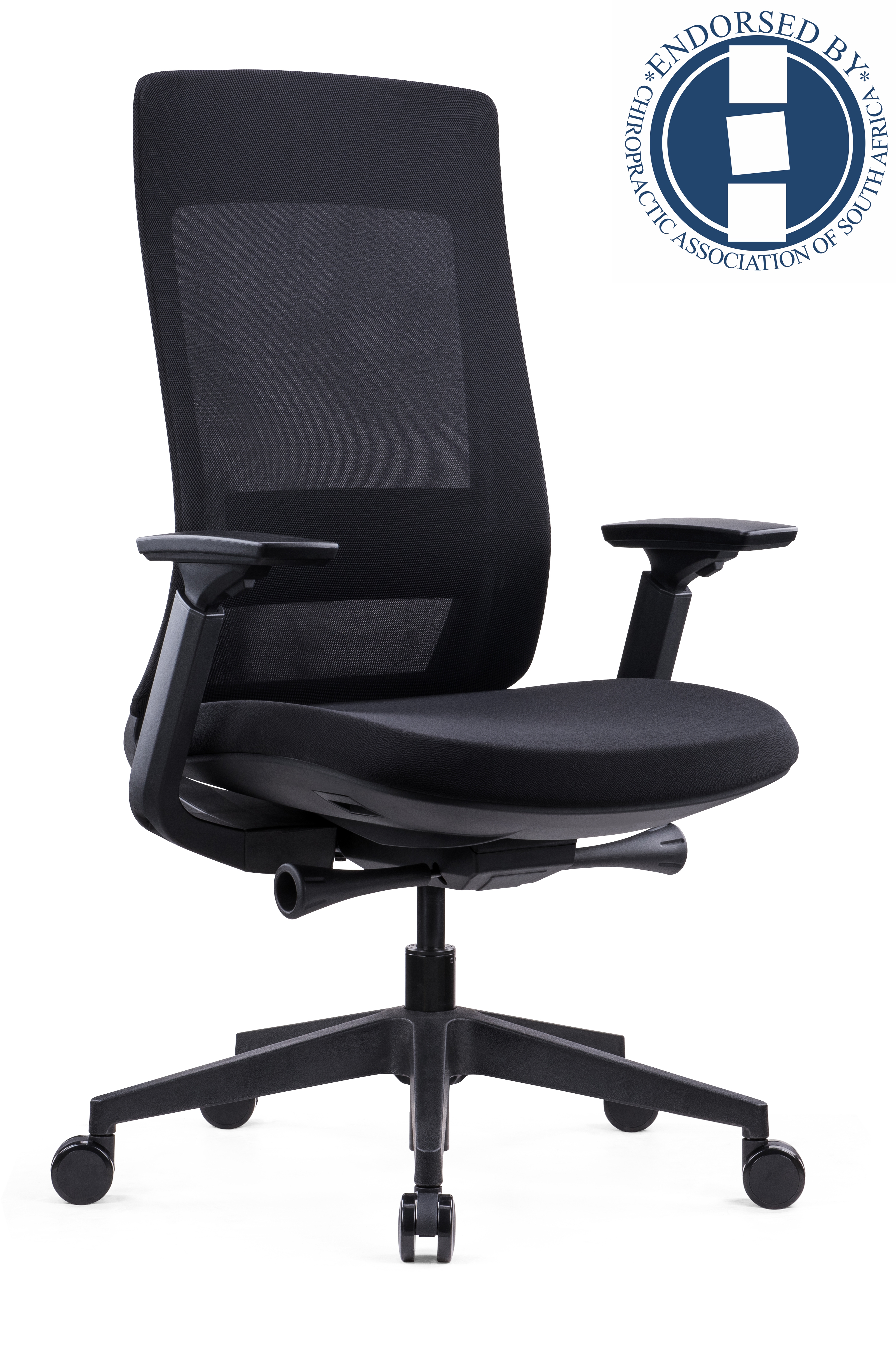 bellacontte BRIDGE CHAIR ① Bene Highback Operators Chair No Headrest - Synchro mechanism