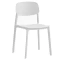 Todd 4 Legged Polypropylene Chair (Each) - White image