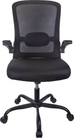 Como Midback Black Operators Chair with Mesh & Upholstery (Each) - Black