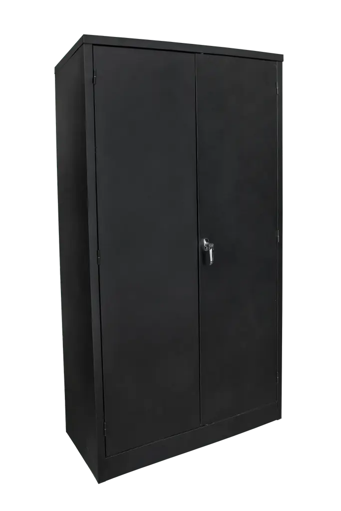Stationery Cupboard, 4 Shelves (1800Hx900Wx450D) - Black