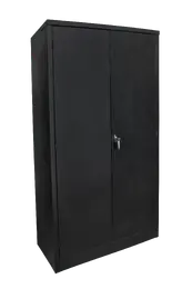 Stationery Cupboard, 4 Shelves (1800Hx900Wx450D) - Black