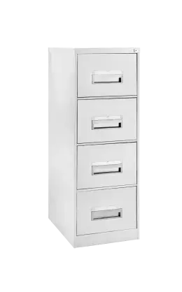 4 Drawer Filing Cabinet 1320Hx470Wx630D - White