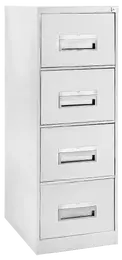 Filing cabinet, 4 Drawer (1320Hx470Wx630D) - White
