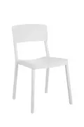 Paris PP  Indoor and Outdoor Chair -UV Stabilised - White image