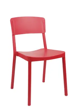 Paris PP  Indoor and Outdoor Chair -UV Stabilised - Red