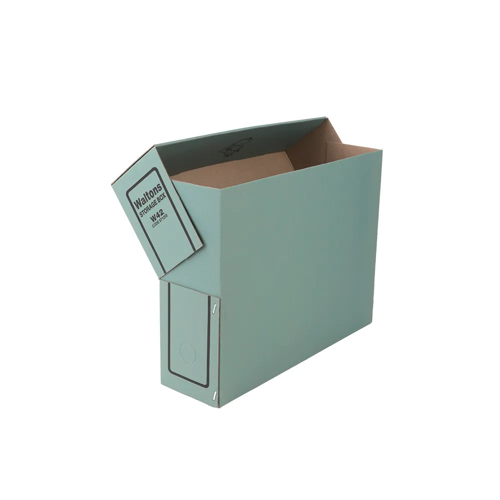 Waltons Corrugated File Storage Box TraNSfer Case Collapsible
