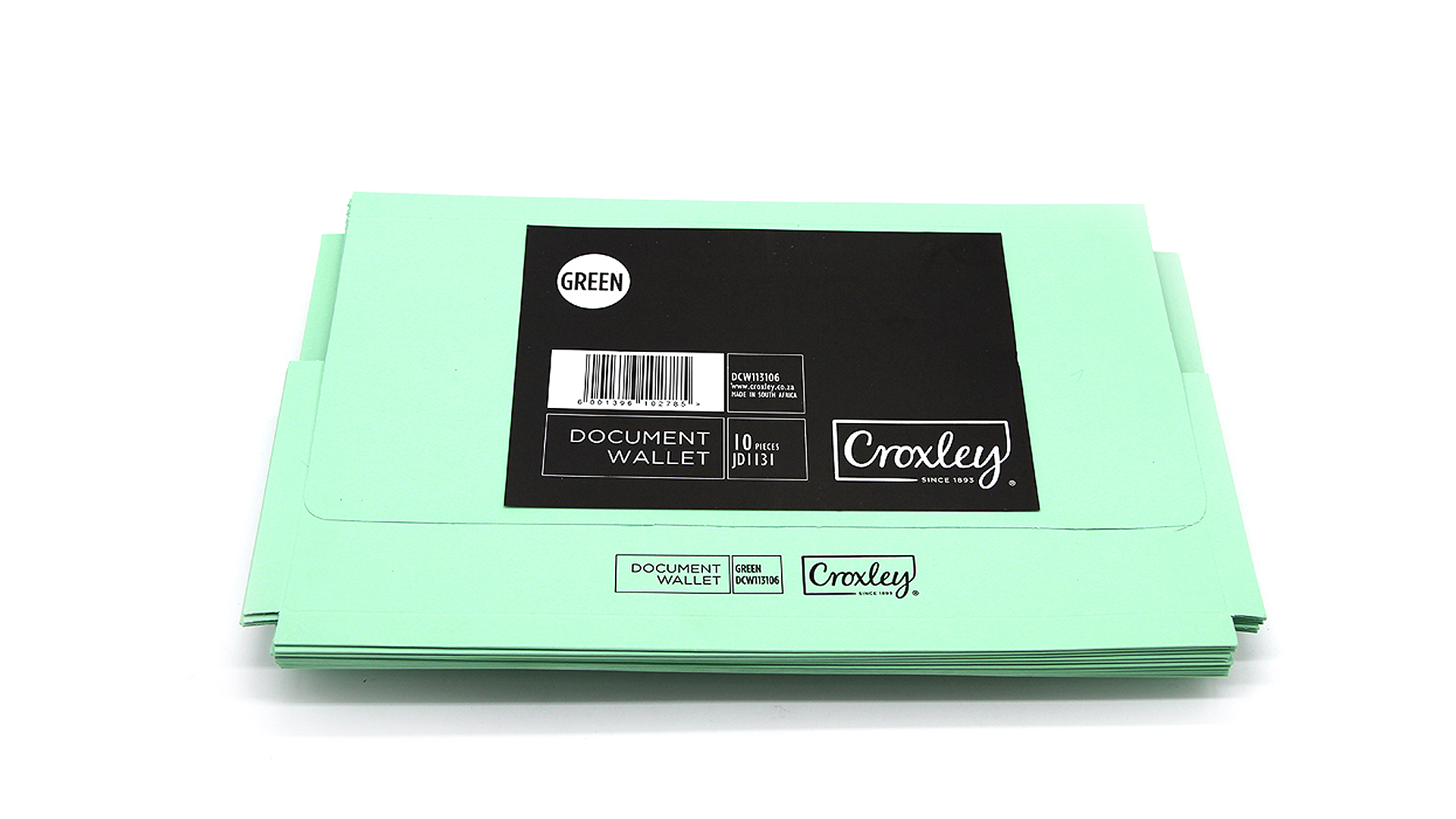Croxley document wallet foolscap size without gusset S1131/W218