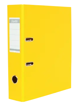 Bantex Lever Arch File PP A4 70mm with Rado B1414 (Each) - CY Yellow