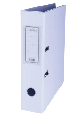 Treeline Lever Arch File PVC A4 70mm with Rado  (Each) - White